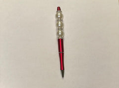 Red and Cream Elegant Boujee Ink Pen