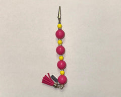 Dark Pink and Yellow Fancy Boujee Grip
